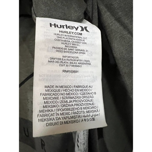 Hurley Men’s Short Sleeve Crewneck Graphic Logo T-Shirt Olive Size Small NWT - Picture 7 of 8